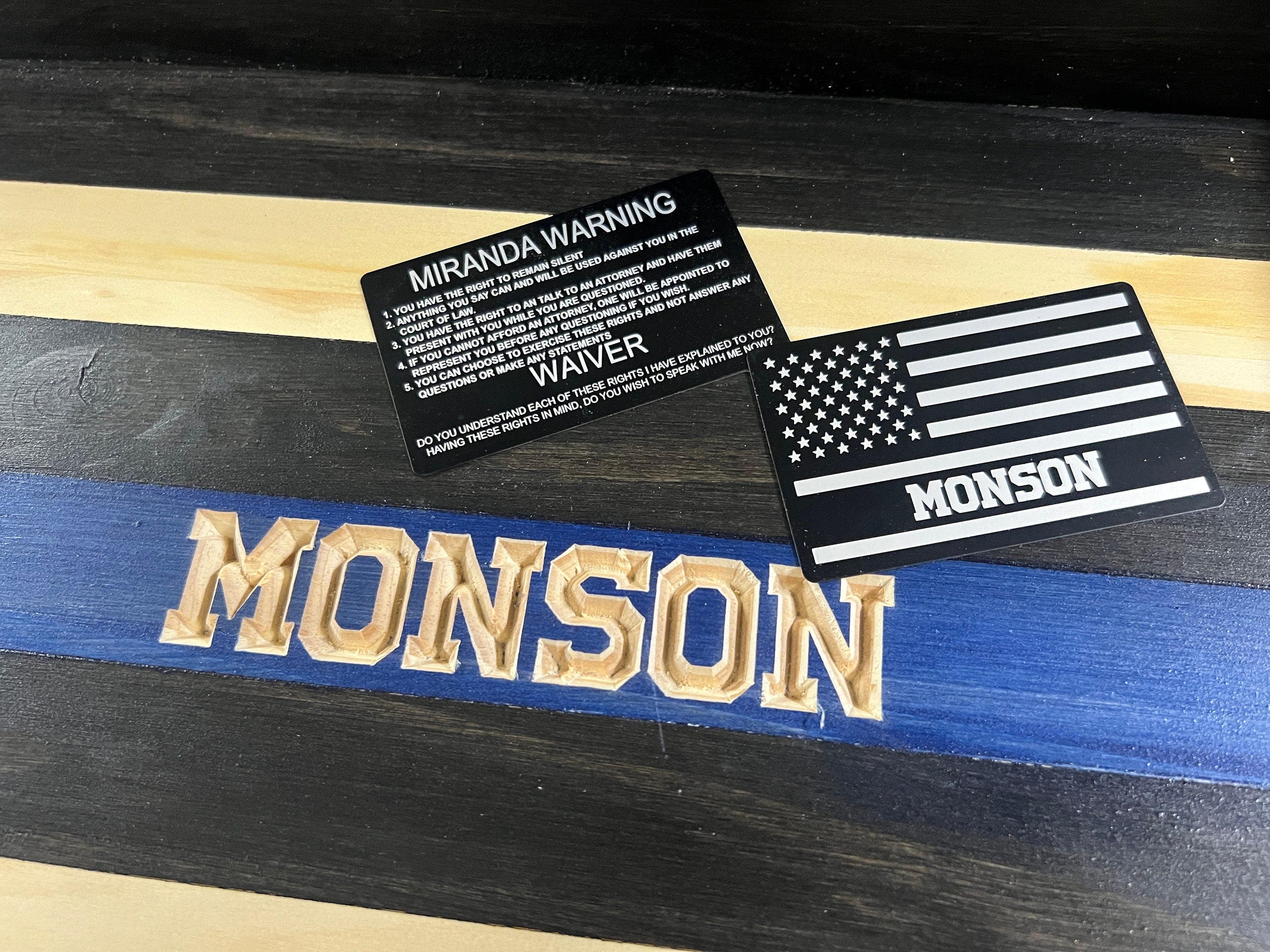 Police gear duty rack with vest and belt holder (FREE MIRANDA CARD!)