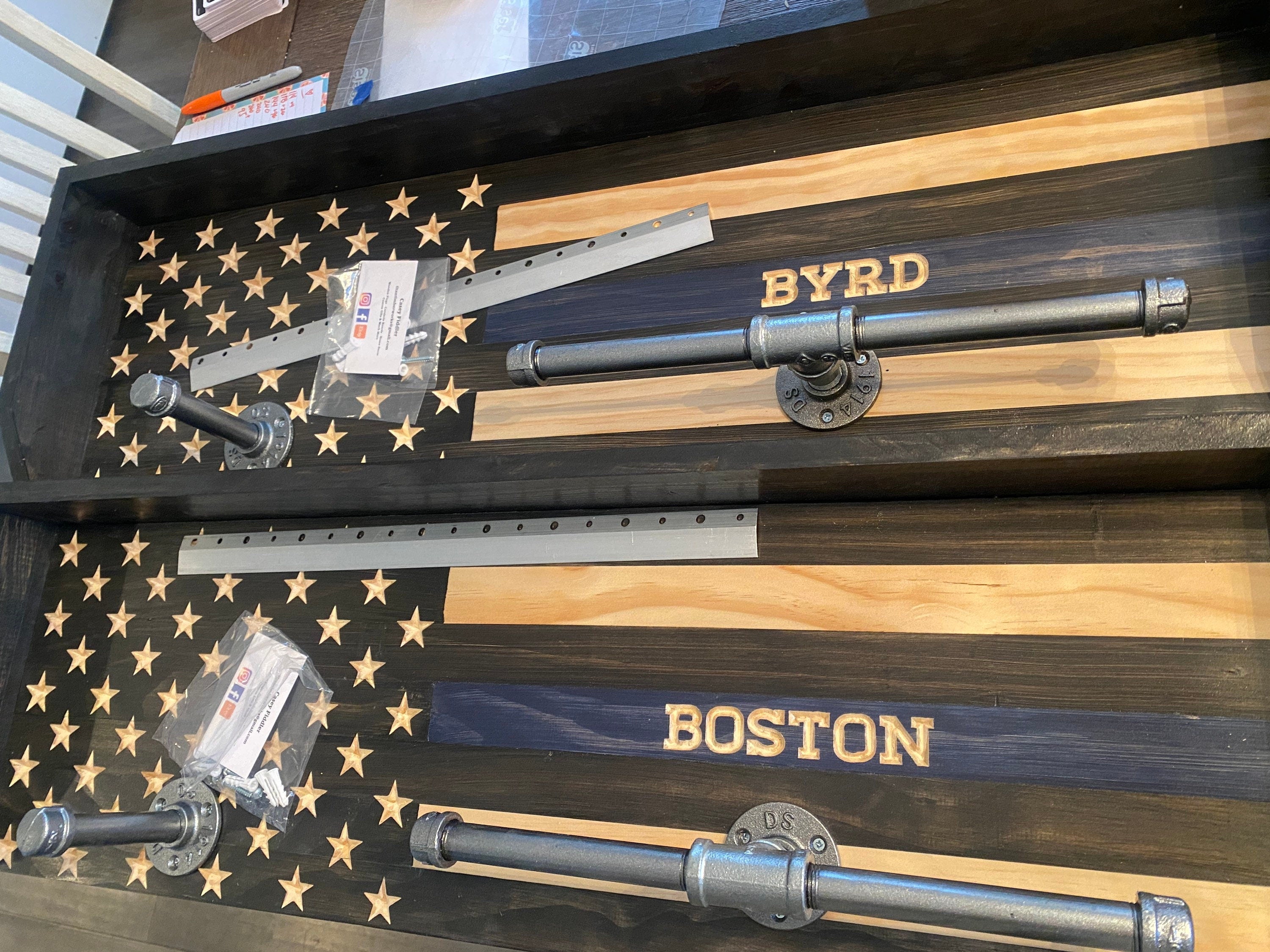 Police gear duty rack with vest and belt holder (FREE MIRANDA CARD!)